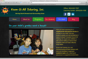 Know-It-All Tutoring Screenshot